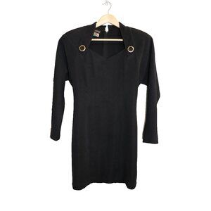 🔴 LAST CHANCE 🔴 Joseph Ribkoff Vintage Black Long Sleeve Dress